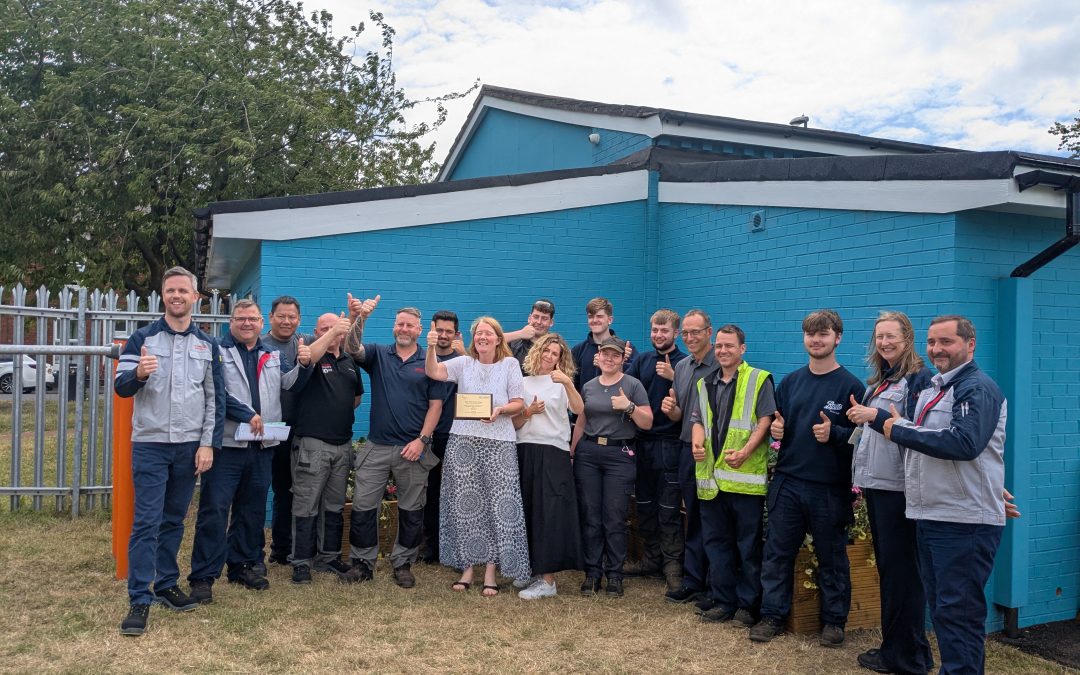 Toyota Motor Manufacturing (UK) Ltd Apprentices Boost Osmaston Community Hub Security & Outdoor Space