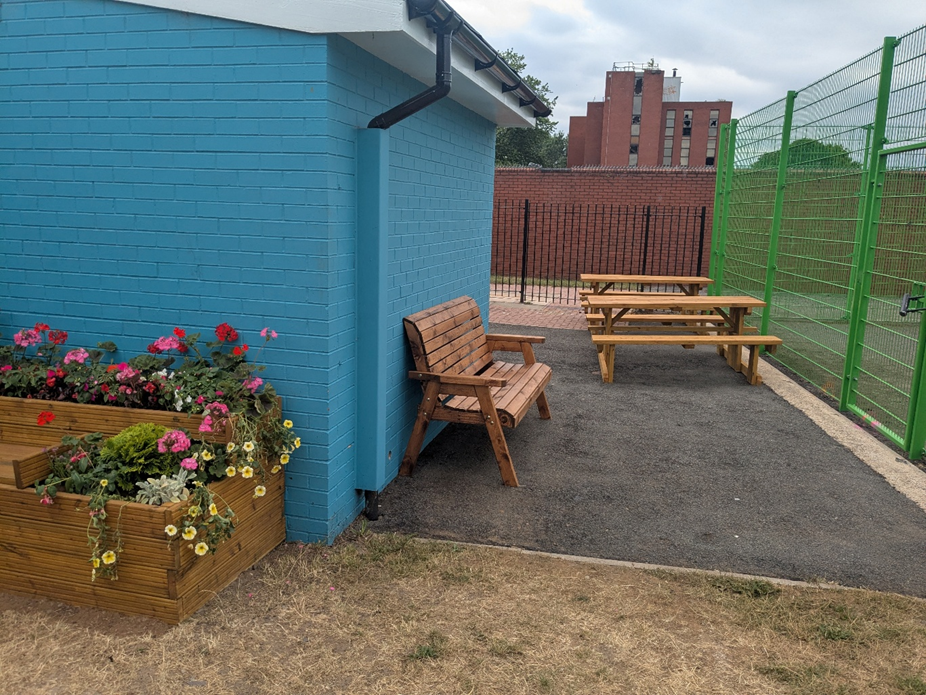 Toyota Apprentices Boost Osmaston Community Hub Security and Outdoor Space