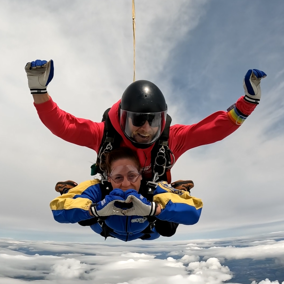 Love Heart Sky Dive