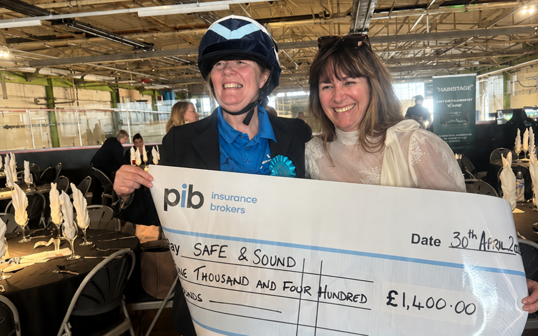 Safe and Sound Thanks PIB Insurance Brokers for Raising £4,175 Through Charity Partnership